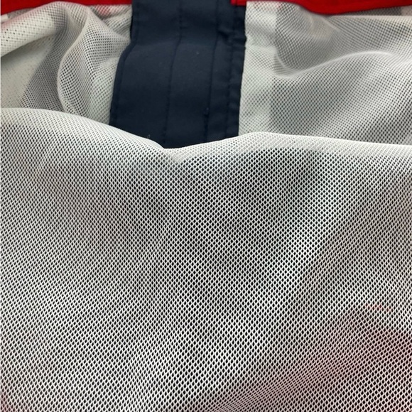 Abercrombie & Fitch Swim Shorts - Red Waistband, Blue Body - Picture 5 of 5